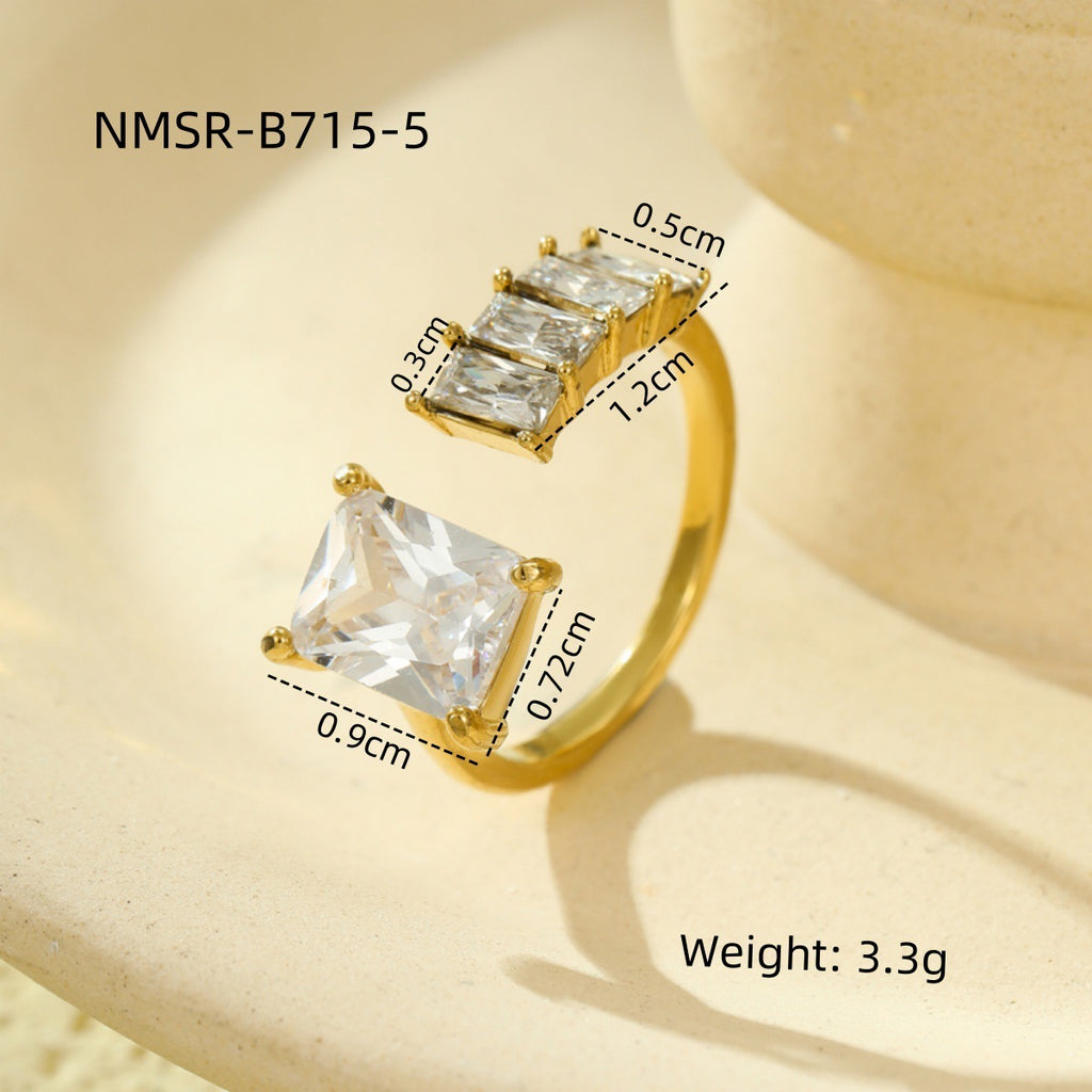 Earrings Bracelet Light Luxury Ring For Women