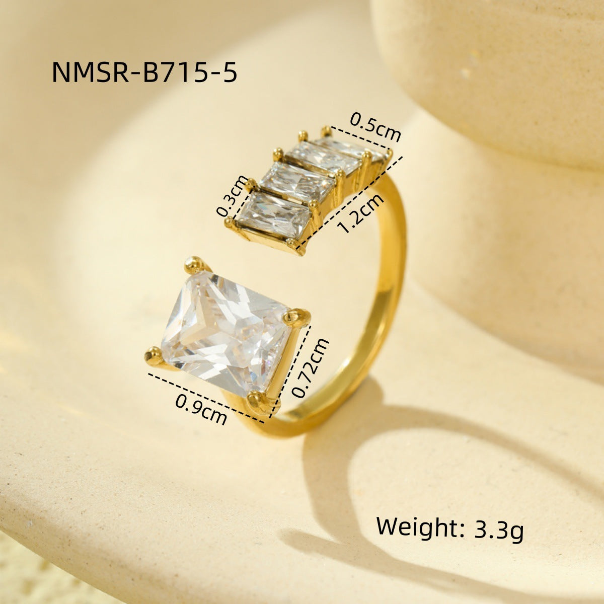 Earrings Bracelet Light Luxury Ring For Women