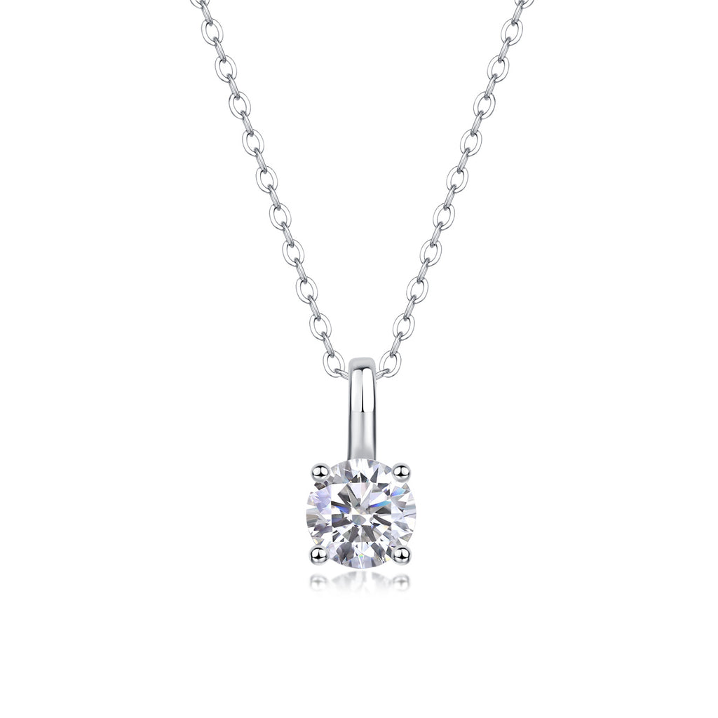 Encounter - A Fashionable And Luxurious Diamond Jewelry Pendant Set With 1-carat Moissan Diamond S925 Sterling Silver