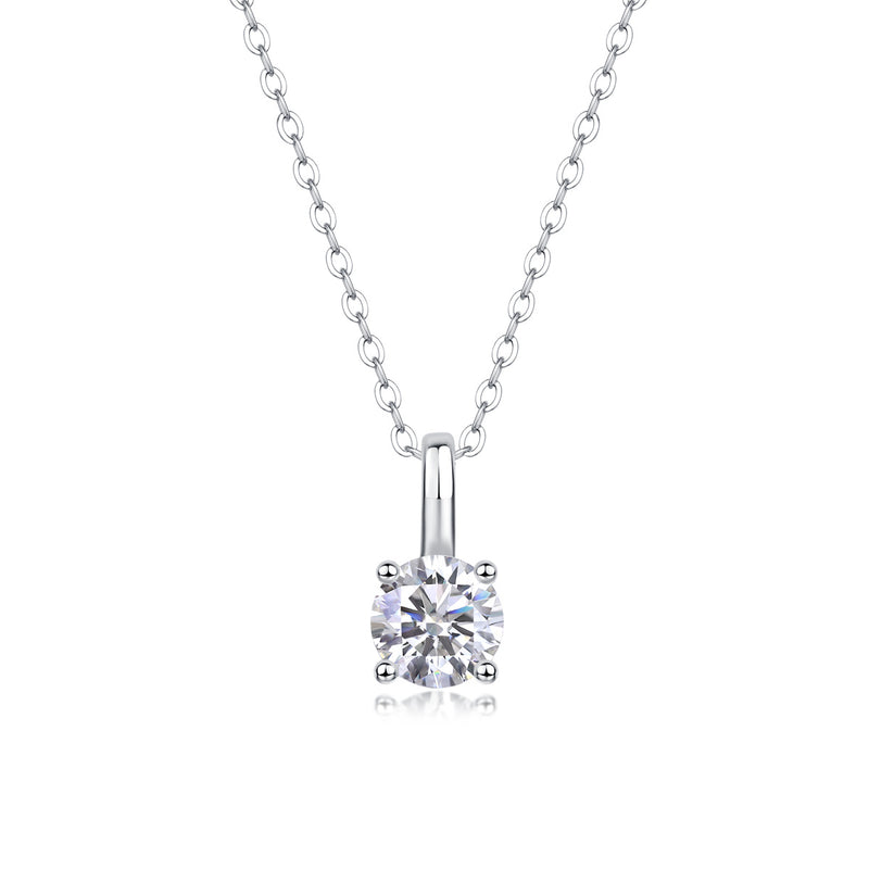 Encounter - A Fashionable And Luxurious Diamond Jewelry Pendant Set With 1-carat Moissan Diamond S925 Sterling Silver