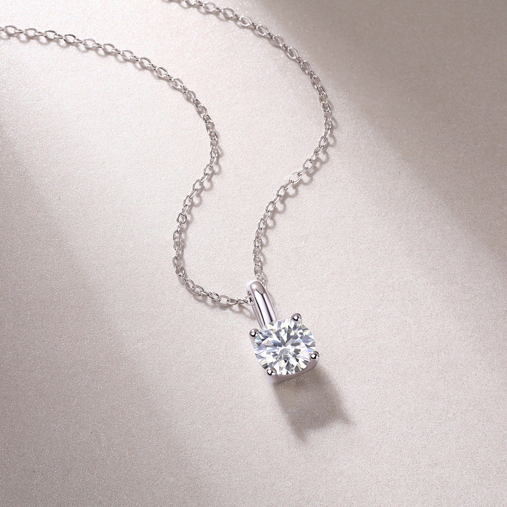 Encounter - A Fashionable And Luxurious Diamond Jewelry Pendant Set With 1-carat Moissan Diamond S925 Sterling Silver