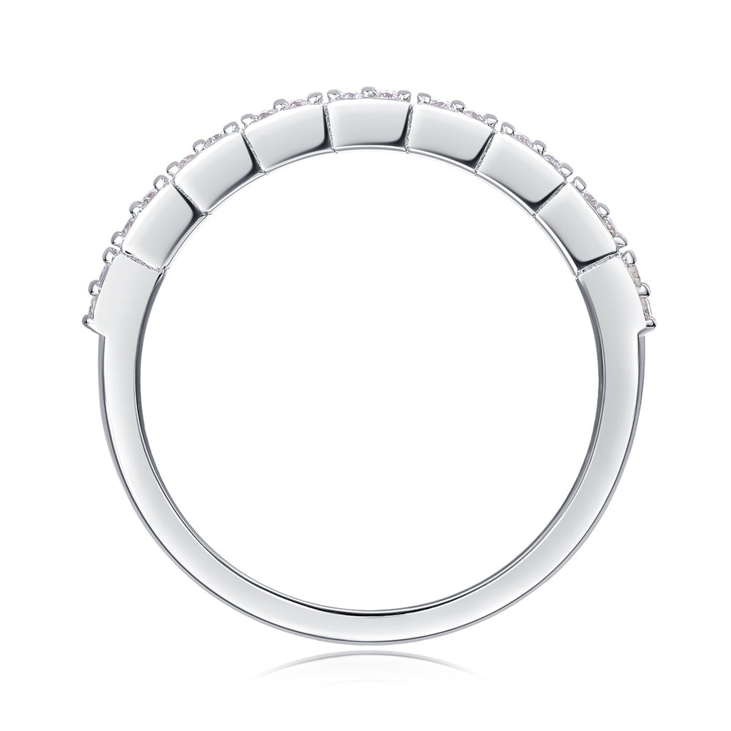 For Love - A Fashionable And Luxurious Jewelry Accessory Set With Moissanite S925 Sterling Silver And Platinum-plated Diamond