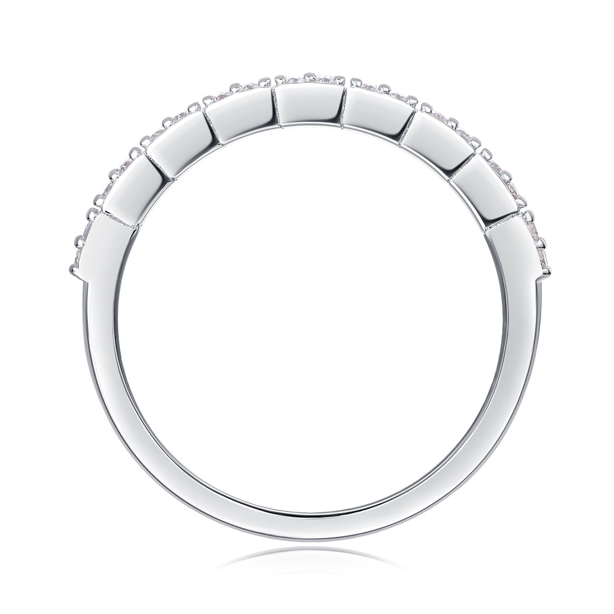 For Love - A Fashionable And Luxurious Jewelry Accessory Set With Moissanite S925 Sterling Silver And Platinum-plated Diamond